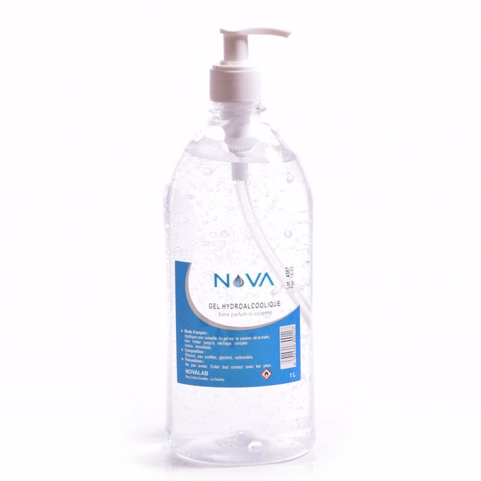 Gel hydroalcoolique pour les mains 1L - Novap